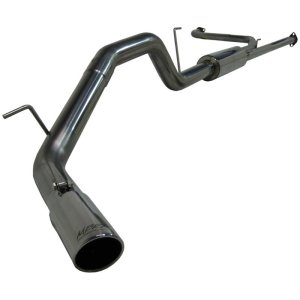 Nissan Titan Performance Exhaust - Single Side Exit - MBRP - Cat Back, Armor Plus, T409 Stainless Steel - `07-`09