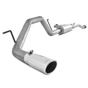 Nissan Titan Performance Exhaust - MBRP - Cat Back, Single Side Exit, Aluminized Steel, Armor Lite - `07-`09