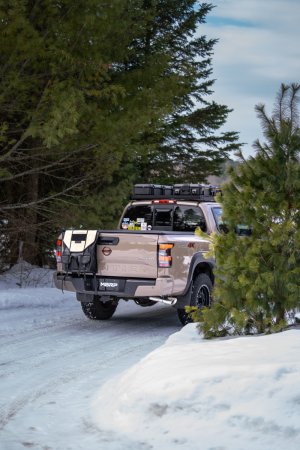 Nissan Frontier Performance Exhaust - Single Side Exit - MBRP - Cat Back, T304, Armor Pro, 3in Tip - `22-`23