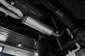 Nissan Frontier Performance Exhaust - Single Side Exit - MBRP - Cat Back, T304, Armor Pro, 3in Tip - `22-`23
