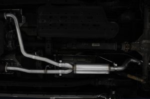Nissan Frontier Performance Exhaust - Single Side Exit - MBRP - Cat Back, T304, Armor Pro, 3in Tip - `22-`23