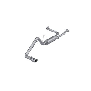 Nissan Frontier Performance Exhaust - Single Side Exit - MBRP - Cat Back, Armor Lite, Aluminized Steel - `22-`23