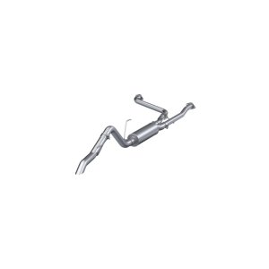 Nissan Frontier Performance Exhaust - Single Rear Exit - MBRP - Cat Back, Turndown Exit, Aluminized Steel, Armor Lite - `22-`23