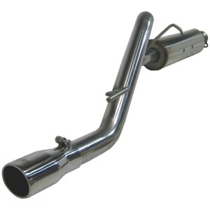 Jeep Liberty Performance Exhaust - Single Rear Exit - MBRP - Armor Plus Cat Back, T409 Stainless Steel - `02-`07