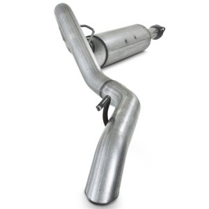 Jeep Wrangler Unlimited Performance Exhaust - Single Rear Exit - MBRP - Armor Lite Cat Back - `04-`06