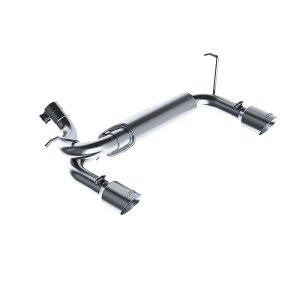 Jeep Rubicon Performance Exhaust - Dual Rear Exit - MBRP - Axle-Back T409 Stainless Steel - `07-`14