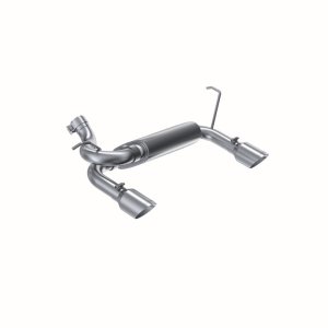 Jeep Wrangler Performance Exhaust - Dual Rear Exit - MBRP - Axle Back, Armor Lite, Aluminized Steel - `07-`14