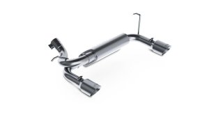 Jeep Wrangler Performance Exhaust - Dual Rear Exit - MBRP - Axle Back, Armor Lite, Aluminized Steel - `07-`14