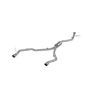 Honda Ridgeline Performance Exhaust - Rear - MBRP - Armor Pro Cat Back, Dual Split Rear Exit, T304 - Stainless Steel - `21-`22