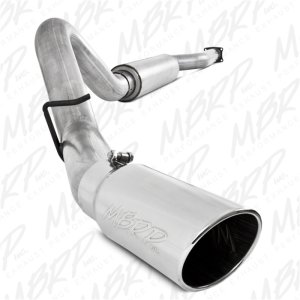 Chevrolet 3500 Performance Exhaust - Single Side Exit - MBRP - Cat Back, Armor Lite, Aluminized Steel - `01-`05