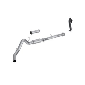 GMC Sierra 2500HD Performance Exhaust - MBRP - Cat Back Single Side Exit, Armor Lite, Aluminized Steel, Touring Profile - `01-`04