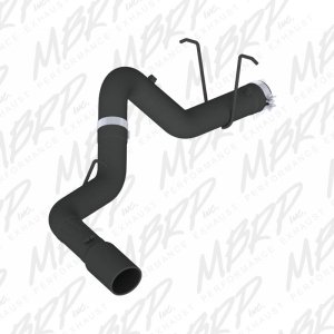 Chevrolet 2500 Performance Exhaust - Single Side - MBRP - DPF Back - Armor BLK Series - Black - `11-`15