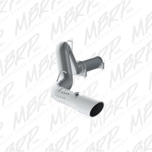 Chevrolet 3500 Performance Exhaust - Single Side Exit - MBRP - Cat Back, T409 Stainless Steel, Armor Plus - `11-`18