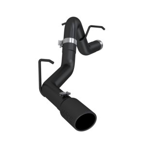 GMC Canyon Performance Exhaust - MBRP - DPF Back, Armor BLK, Single Side Exit - Black - `16-`19