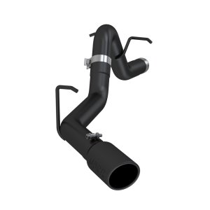 GMC Canyon Performance Exhaust - MBRP - DPF Back, Armor BLK, Single Side Exit - Black - `16-`19