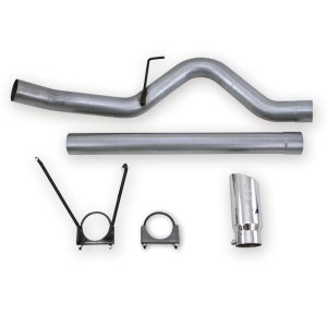 Dodge Ram 2500 Performance Exhaust - MBRP - Armor Lite DPF-Back, 4 in. Aluminized Steel, Single Side Exit, 5 in. Tip - 2010