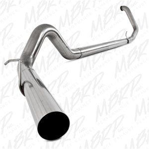 Ford F-350 Performance Exhaust - MBRP - Turbo Back Single No Muffler T409 SLM Series - `99-`03