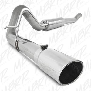 Ford F-250 Performance Exhaust - MBRP - Cat Back Single Side Exit, ARMOR PLUS Series, T409 Stainless Steel - `03-`07