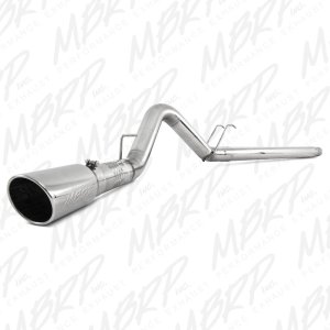 Ford F350 Performance Exhaust - MBRP - Catback, Single Side Exit, T409 Stainless Steel, Armor Plus Series - `08-`09