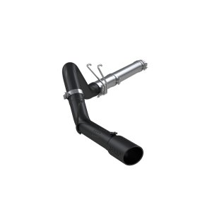 Ford F250 Performance Exhaust - Single Side Exit - MBRP - DPF Back Armor BLK - Black - `08-`09