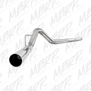 Ford F350 Performance Exhaust - MBRP - DPF Back, Single Side Exit, T409 Stainless Steel, Armor Plus, No Tip - `08-`10