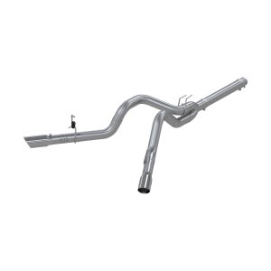 Ford F450 Performance Exhaust - Dual Split Side Exit - MBRP - DPF Back, Armor Lite Cool Duals - `08-`09