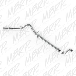 Ford F350 Performance Exhaust - Single Side Exit - MBRP - Armor Lite Filter Back - `08-`10