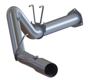 Ford F450 Performance Exhaust - Single Side Exit - MBRP - Cat Back, ARMOR PLUS Series, T409 Stainless Steel - 2015 Ford F450 Performance Exhaust - Single Side Exit - MBRP - Cat Back, ARMOR PLUS Series, T409 Stainless Steel - 2015