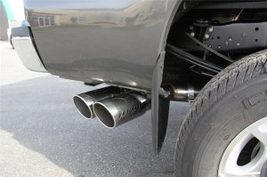 Ford F250 Performance Exhaust - MBRP - Cat Back, Dual Single Side Exit, Armor Plus, T409 Stainless Steel - 2015