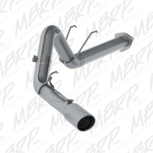 Ford F-450 Performance Exhaust - Single Side Exit - MBRP - Armor Lite DPF Back 4in. Aluminized System - `17-`19 Ford F-450 Performance Exhaust - Single Side Exit - MBRP - Armor Lite DPF Back 4in. Aluminized System - `17-`19