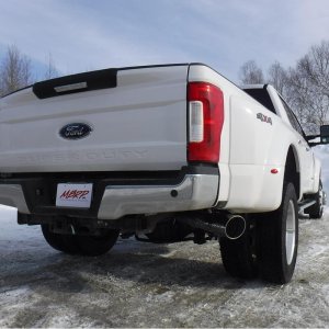 Ford F-250 Performance Exhaust - Single Rear Exit - MBRP - DPF Back, Armor Lite, Aluminized - `17-`19