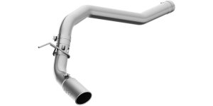 Nissan Titan XD Performance Exhaust - Single Side Exit - MBRP - DPF Back, ARMOR LITE Series, Aluminized Steel - `16-`19