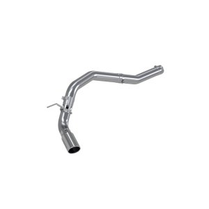 Nissan Titan XD Performance Exhaust - Single Side Exit - MBRP - DPF Back, ARMOR LITE Series, Aluminized Steel - `16-`19