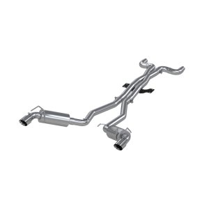 Chevrolet Camaro Performance Exhaust - MBRP - Cat Back, Dual Rear Exit, Armor Plus Series, T409 Stainless Steel - 2010