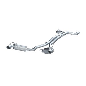 Chevrolet Camaro Performance Exhaust - Dual Rear Exit - MBRP - Cat Back, Armor Plus, T409 Stainless Steel - 2010