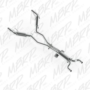Chevrolet Camaro Performance Exhaust - MBRP - Cat Back, Dual Rear Exit, T409 Stainless Steel - 2010