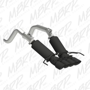 Chevrolet Corvette Performance Exhaust - MBRP - Cat Back, Armor BLK - Black - `14-`19