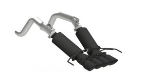 Chevrolet Corvette Performance Exhaust - MBRP - Cat Back, Armor BLK - Black - `14-`19