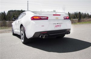 Chevrolet Camaro Performance Exhaust - Rear - MBRP - Armor Lite Series Dual Axle Back w/ 4in Quad Tips - Polished - `16-`24