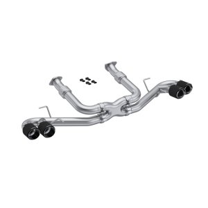 Chevrolet Corvette Performance Exhaust - Rear - MBRP - Axle Back, Cat Back, Quad Split Rear Exit, Armor Pro - Carbon Fiber - `20-`23