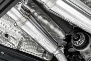 Dodge Charger Performance Exhaust - Rear - MBRP - Cat Back, Dual Rear Exit, Carbon Fiber Tips - `17-`21