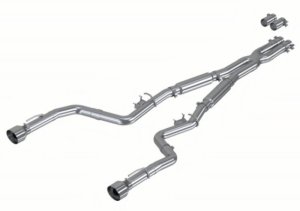 Dodge Charger Performance Exhaust - Dual Rear Exit - MBRP - Cat Back, Armor Lite, Aluminized, Street Version - `17-`21