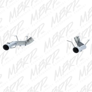 Ford Mustang Performance Exhaust - Rear - MBRP - Axle Back, Dual Split Rear Exit, T304, Muffler Delete - `11-`14