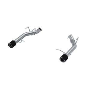 Ford Mustang Performance Exhaust - MBRP - Axle Back, Dual Exit, Carbon Fiber Tips, Race Version - `11-`14
