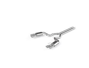 Ford Mustang Performance Exhaust - Dual Rear Exit - MBRP - Armor Lite Cat Back with Quad 4.0in Dual Wall Tips - `18-`19