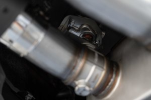 Ford Mustang Performance Exhaust - Dual Rear Exit - MBRP - Cat Back, Active Exhaust, T304 Stainless Steel, Quad Carbon Fiber Tips - `18-`20