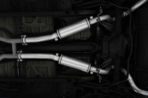 Ford Mustang Performance Exhaust - Rear - MBRP - Armor Lite Dual Rear Exit Cat Back - Black - `99-`04