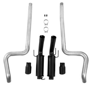 Ford Mustang Performance Exhaust - MBRP - Armor BLK Cat Back Dual Split Rear Exit - Black - `11-`14