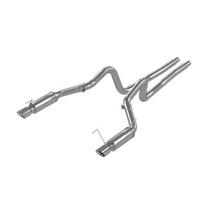 Ford Mustang Performance Exhaust - Dual Split Rear - MBRP - Cat Back, Race Version, AL - `05-`09