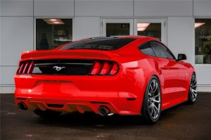 Ford Mustang Performance Exhaust - Dual Split Rear Exit - MBRP - Cat Back, T409 Stainless Steel, Street Version - `15-`18